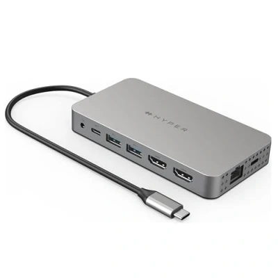 Abbildung von Hyper HyperDrive Dual 4K HDMI 10 in 1 Dockingstation für Macbook
