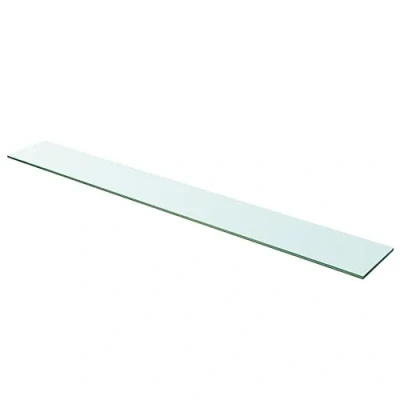 Abbildung von vidaXL Glasboden Glasscheibe Glasplatte für Glasregal Transparent 110 cm x 15