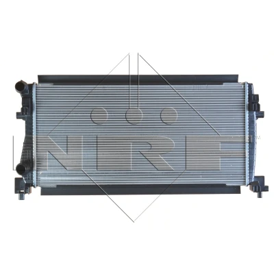 Abbildung von NRF 58438 Kühler, Motorkühlung Aluminium 650 322 23 Kühlrippen mechanisch gefügt VOLKSWAGEN: Golf 7 Schrägheck, Variant, Touran II