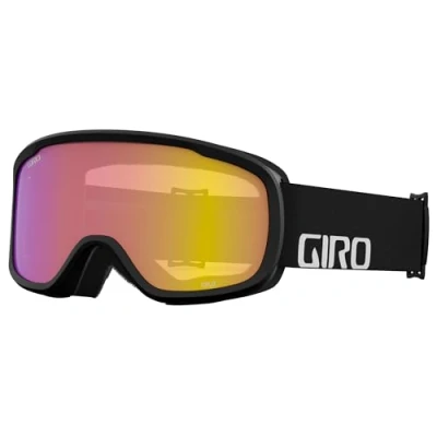 Abbildung von Giro Cruz Flash Goggle, Schwarz, Unisex, Sphärisches Brillenglas, Polycarbonat, Bernstein, Rot, Gelb