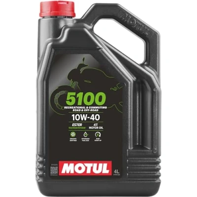 Abbildung von Motul 104068 4 Takt Motoröl 5100 4T, 10 W 40, L