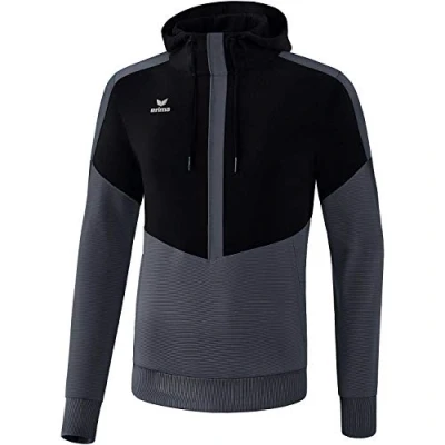 Abbildung von Erima Fussball Teamsport Textil Sweatshirts Squad Kapuzenpullover, Herren, Größe: Medium, Schwarzgrau