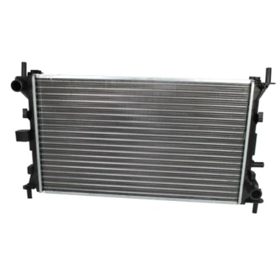 Abbildung von THERMOTEC D7G010TT Kühler, Motorkühlung Aluminium, Kunststoff 597 378 22 Schaltgetriebe Kühlrippen mechanisch gefügt FORD: Focus Mk1 Schrägheck