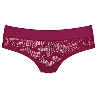 Abbildung von sloggi Damen GO Allround Lace Hipster Slip, Dark Wine, One