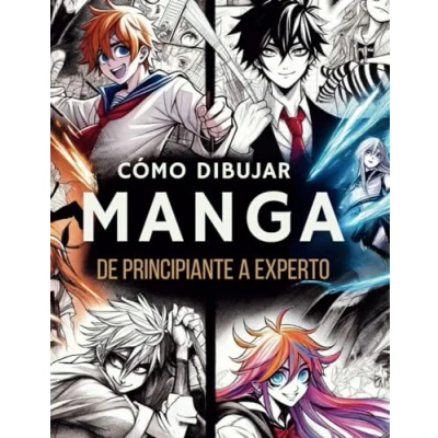 Abbildung von Cómo Dibujar Manga y Anime para Principiantes: Aprender a de Cero Experto Caras, Expresiones, Cuerpos, Poses, Fondos, Storyboards Guía dibujo Niños, Adolescentes Adultos
