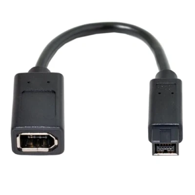 Abbildung von chenyang Firewire IEEE 1394 6Pin Buchse auf 1394B 9Pin Stecker 400 800 Kabel 20cm