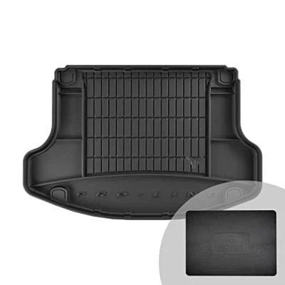 Abbildung von FROGUM ProLine 3D Gummimatte Exklusive Auto Kofferraummatte Kofferraumwanne für Hyundai i30 III N Performance ab 2017 Bequemer Organiser Die höchsten Kanten