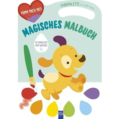 Abbildung von Magisches Malbuch Cover grün (Hund): Der Hund