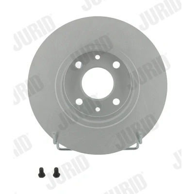 Abbildung von JURID 561329JC Bremsscheibe 251 10 4 98 voll beschichtet mit Schrauben FIAT: BRAVO 2, Stilo Schrägheck, Multi Wagon, LANCIA: DELTA 3