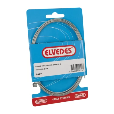 Abbildung von Bremszug Innen Elvedes 2250mm Galvanisiert Ø1,5mm T nippel (blister)