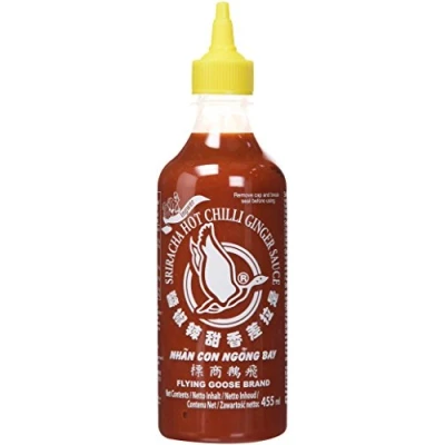 Abbildung von Flying Goose Sriracha Chilisauce &amp; Ingwer 455 ml