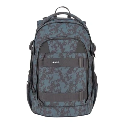 Abbildung von LÄSSIG Schulrucksack Origin Bold, spots blue, aus recyceltem Material