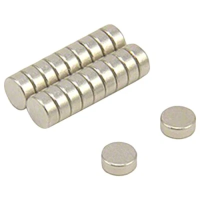 Abbildung von Samarium Kobaltmagnet Für Motoren, Elektromotoren, Turbomaschinen und Sensoren 5mm Durchmesser x 2mm Dick 0,33kg Ziehen Packung von 200 Packungen