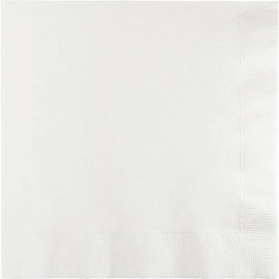 Abbildung von Serviette weiß 33x33cm 20 Teile