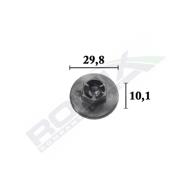 Abbildung von ROMIX C70348 Clip, Zier /Schutzleiste HYUNDAI: i30 I Schrägheck, II ix35