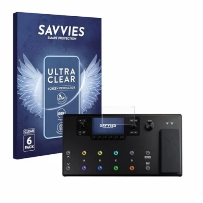 Abbildung von Savvies 6 Stück Schutzfolie für Line Helix LT Displayschutz Folie Ultra Transparent