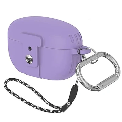 Abbildung von GIOPUEY Hülle Kompatibel mit Sony WF 1000XM5, Silikon Stoßfeste Schutzhülle, Ultradünn Case Cover, Kein Geruch, Purple