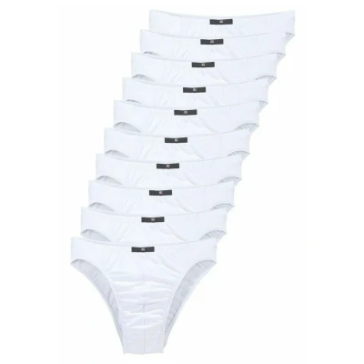 Abbildung von H.I.S 10ER PACK NEU Slip, Herren, Größe: XS, Weiß