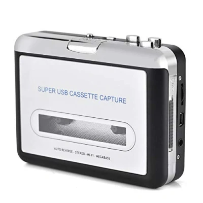 Abbildung von Demeras Kassettenrekorder USB Kassettenband auf PC MP3 CD Umschalter Konvertieren Sie Audio Musik Player mit Kopfh?rern