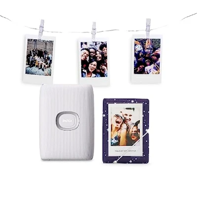 Abbildung von INSTAX Limited Edition Mini LINK2 Smartphone Printer Bundle, Clay White