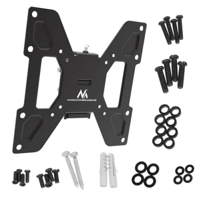Abbildung von Maclean MC 597 Universal TV Wandhalterung 23 42&quot; Zoll OLED QLED LCD LED Plasma Halterung Halter Wandhalter VESA 50 75 100 200 20kg 20 kg