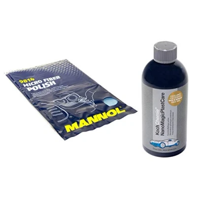 Abbildung von Kunststoffpflege Nano Magic Plast Care Koch Chemie 500 ml inkl. Microfasertuch