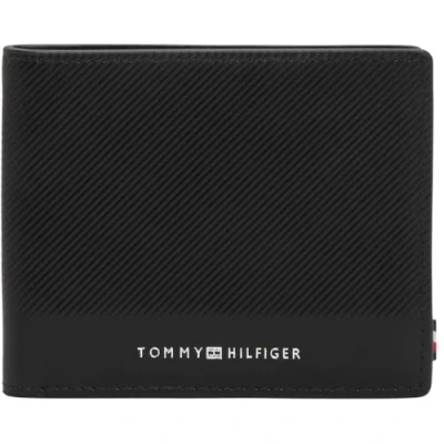 Abbildung von Tommy Hilfiger Herren Geldbeutel Foundation Mini Wallet aus Leder, Schwarz (Black), Einheitsgröße