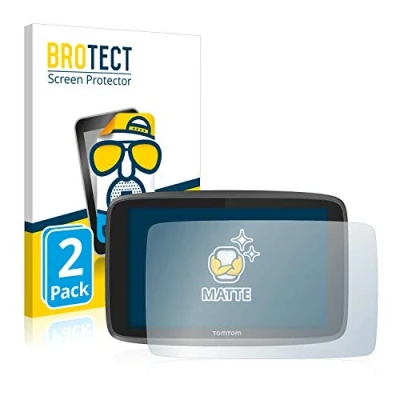 Abbildung von BROTECT Entspiegelungs Schutzfolie für TomTom Go Professional 6250 (2 Stück) Matte Displayschutz Folie, Anti Reflex, Fingerprint