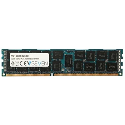 Abbildung von V7 V71280032GBR Server DDR3 DIMM Arbeitsspeicher 32GB (1600MHZ, CL11, PC3 12800, 240pin, 1.35 Volt, Registered ECC)