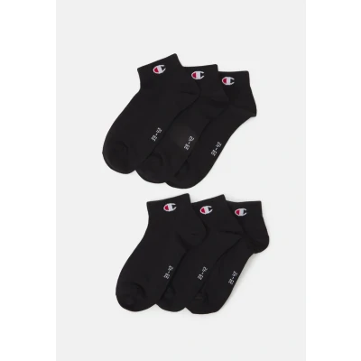 Abbildung von Champion Quarter Socks 6 PACK Unisex Sportsocken, Größe: 35 38, Black