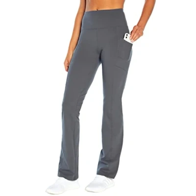 Abbildung von Marika Damen Eclipse Bootleg Bauchkontrolle Yoga Hose, GRAU, Medium