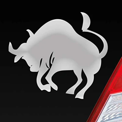 Abbildung von Hellweg Druckerei Sternzeichen Stier Bulle Bull PKW Car KFZ Roller Auto Aufkleber Sticker Heckscheibenaufkleber