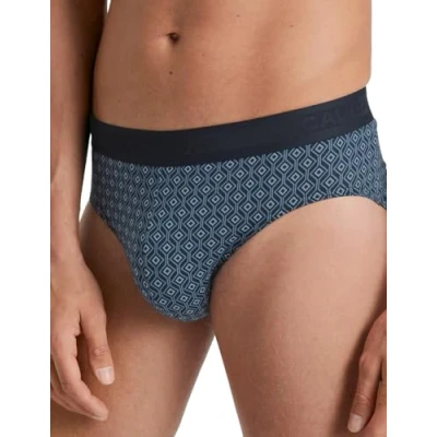 Abbildung von Calida Grafic MIT Softgummibund Slip, Herren, Größe: Small, Dark sapphire