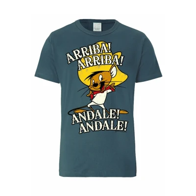Abbildung von Logoshirt Looney Tunes Speedy Gonzales Tshirt print, Damen, Größe: Medium, Blau