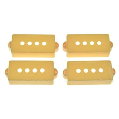 Abbildung von Kaish Pickup Kappen für P Bass Tonabnehmer, 4 Saiten cremefarben