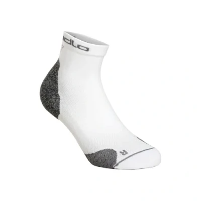 Abbildung von ODLO Socks Quarter Ceramicool RUN Unisex Sportsocken, Größe: 36 38, White