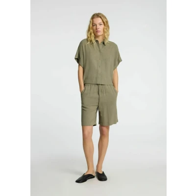 Abbildung von Selected Femme Slfviva NOOS Hemdbluse, Damen, Größe: 40, Vetiver