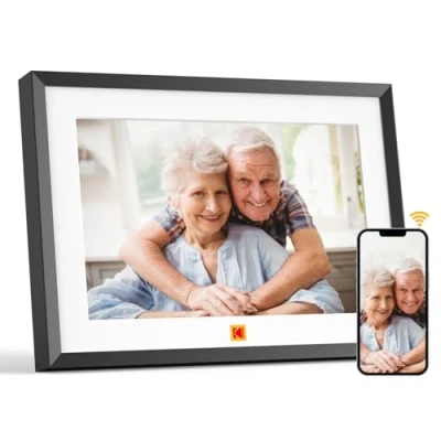 Abbildung von KODAK Digitaler Bilderrahmen WLAN,10 Zoll IPS HD Touchscreen, 32GB Speicher, 1280x800 Smart Cloud Elektronischer Fotorahmem, Automatische Drehung,