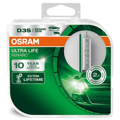 Abbildung von OSRAM 66340ULT HCB Glühlampe, Fernscheinwerfer D3S 42V 35W 4300K Xenon AUDI: A4 B8 Avant, A6 C6 Q5, VOLKSWAGEN: Golf 7 Schrägheck, Touran I
