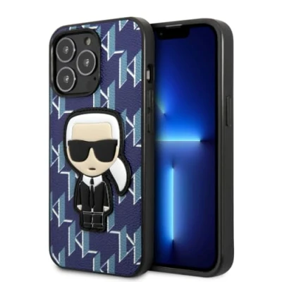 Abbildung von KARL LAGERFELD KLHCP13XPMNIKBL Hülle für iPhone 13 Pro Max 6,7&quot; hardcase blau Mo