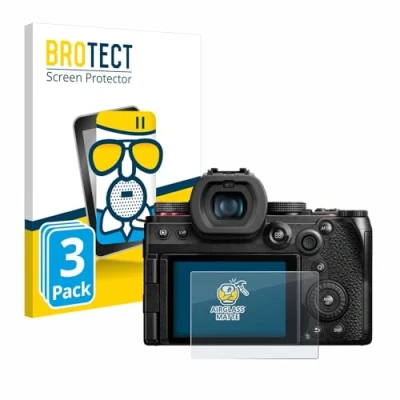 Abbildung von BROTECT Entspiegelungs Schutzglas für Panasonic Lumix DC G9 II (3 Stück) Schutz Folie Panzerfolie Glas Matt [Extrem Kratzfest 9H, Anti Reflex]