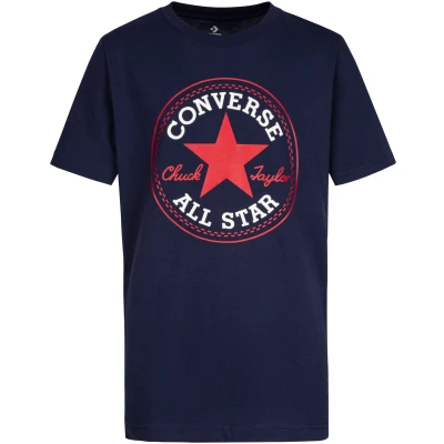 Abbildung von Converse CORE Chuck Patch TEE Tshirt print für Kinder, Größe: 132/147, Obsidian/red