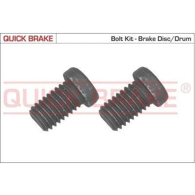 Abbildung von QUICK BRAKE 11668K Schraube, Bremsscheibe BMW: 1 Coupe, 3 Limousine, 5 Limousine