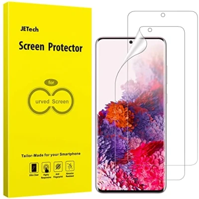 Abbildung von JETech Schutzfolie für Samsung Galaxy S20 5G 6,2 Zoll, HD Klarheit, Flexibler TPU Folie, 2 Stück