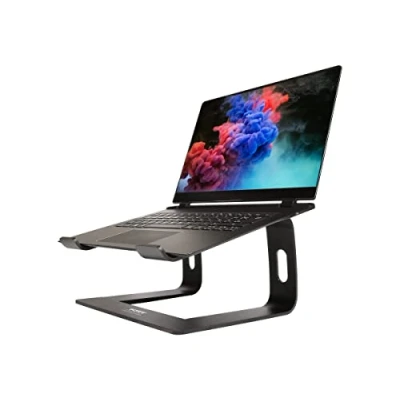 Abbildung von PORT DESIGNS Stand Notebook/MacBook bis 16 Zoll, Aluminium, schwarz, 901103