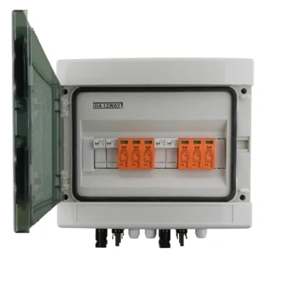 Abbildung von SeKi DC 2 String 3P T2 Solar Anschlusskasten Überspannungsschutz/Blitzschutz 32A 1000V; Aufputz Gehäuse IP65 12 Module; PV Photovoltaik