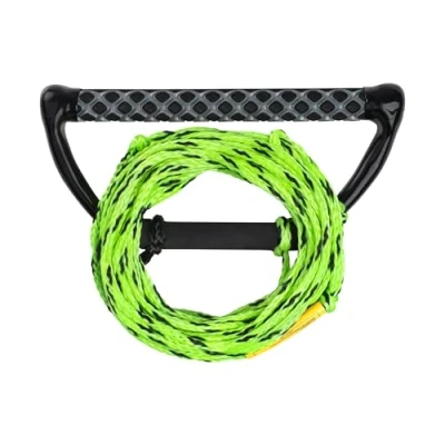 Abbildung von Kneeboard Leine Hook Up 60&#039; mit Hantel &amp; Seil lime