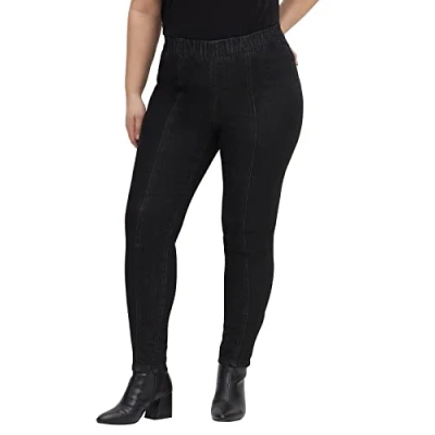 Abbildung von Sheego Jeans Skinny Fit, Damen, Größe: 50, Black denim