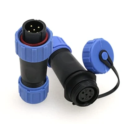Abbildung von Eonvic SP13 5 Pin 5A Aviation Waterproof Connectors In Line Cable Power LED Connector Equipment Electrical Plug Male Socket Female