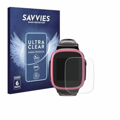 Abbildung von Savvies 6 Stück Schutzfolie für Xplora X5 Play Displayschutz Folie Ultra Transparent